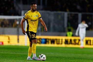 Alan Czerwinski, PKO BP Ekstraklasa maçında Arena Katowice 'de GKS Katowice ve Legia Warszawa takımları arasında görüldü (Maciej Rogowski)