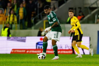 Juergen Elitim, PKO BP Ekstraklasa maçında Arena Katowice 'de GKS Katowice ve Legia Warszawa takımları arasında görüldü (Maciej Rogowski)
