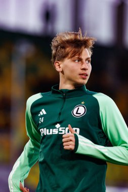 Jan Ziolkowski, PKO BP Ekstraklasa maçında Arena Katowice 'de GKS Katowice ve Legia Warszawa takımları arasında görüldü (Maciej Rogowski)