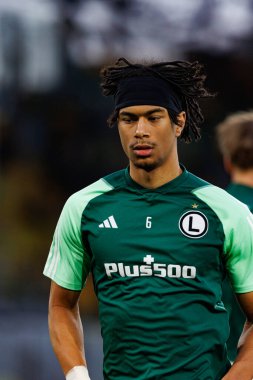 Maximillian Oyedele, PKO BP Ekstraklasa maçında Arena Katowice 'de GKS Katowice ve Legia Warszawa takımları arasında görüldü (Maciej Rogowski)