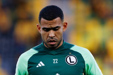 Juergen Elitim, PKO BP Ekstraklasa maçında Arena Katowice 'de GKS Katowice ve Legia Warszawa takımları arasında görüldü (Maciej Rogowski)