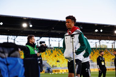 Steve Kapuadi, PKO BP Ekstraklasa maçında Arena Katowice 'de GKS Katowice ve Legia Warszawa takımları arasında görüldü (Maciej Rogowski)