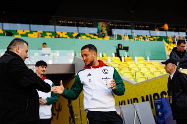 PKO BP Ekstraklasa maçında Arena Katowice 'deki GKS Katowice ve Legia Warszawa takımları arasında Vahan Bichakhchyan görüldü (Maciej Rogowski)