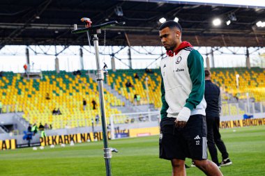 Juergen Elitim, PKO BP Ekstraklasa maçında Arena Katowice 'de GKS Katowice ve Legia Warszawa takımları arasında görüldü (Maciej Rogowski)