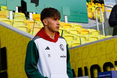 Mateusz Szczepianiak, PKO BP Ekstraklasa maçında Arena Katowice 'deki GKS Katowice ve Legia Warszawa takımları arasında görüldü (Maciej Rogowski)