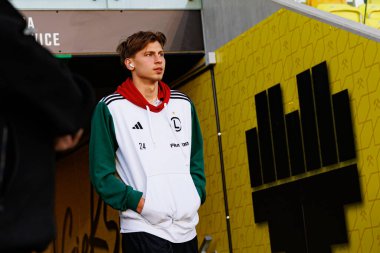 Jan Ziolkowski, PKO BP Ekstraklasa maçında Arena Katowice 'de GKS Katowice ve Legia Warszawa takımları arasında görüldü (Maciej Rogowski)