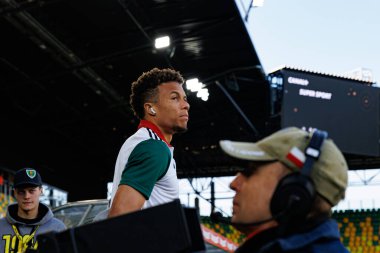 Steve Kapuadi, PKO BP Ekstraklasa maçında Arena Katowice 'de GKS Katowice ve Legia Warszawa takımları arasında görüldü (Maciej Rogowski)