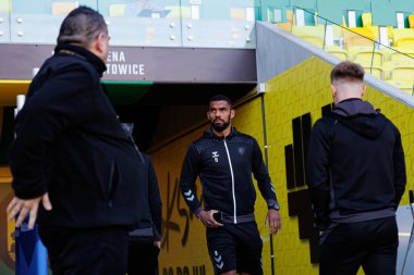 Lukas Klemenz, PKO BP Ekstraklasa maçında Arena Katowice 'de GKS Katowice ve Legia Warszawa takımları arasında görüldü (Maciej Rogowski)