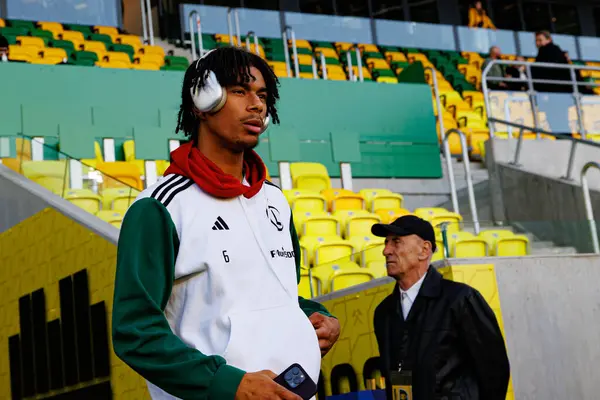 Maximillian Oyedele, PKO BP Ekstraklasa maçında Arena Katowice 'de GKS Katowice ve Legia Warszawa takımları arasında görüldü (Maciej Rogowski)