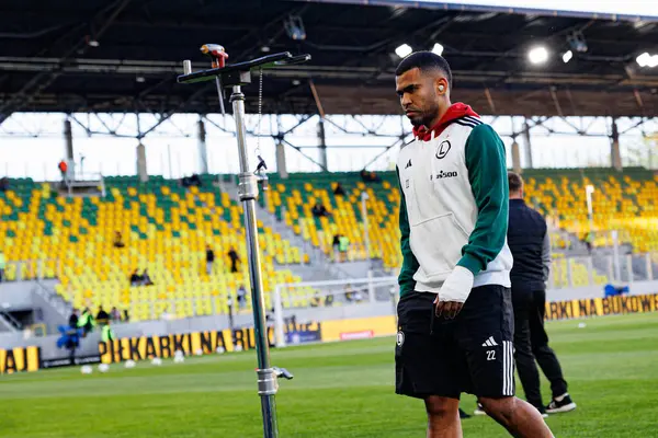 Juergen Elitim, PKO BP Ekstraklasa maçında Arena Katowice 'de GKS Katowice ve Legia Warszawa takımları arasında görüldü (Maciej Rogowski)