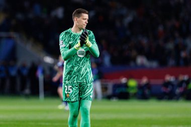 Wojciech Szczesny UEFA Şampiyonlar Ligi maçında FC Barcelona ve Internazionale Milano (Maciej Rogowski) takımları arasında görüldü.)