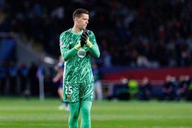 Wojciech Szczesny UEFA Şampiyonlar Ligi maçında FC Barcelona ve Internazionale Milano (Maciej Rogowski) takımları arasında görüldü.)
