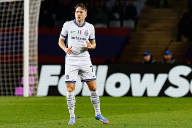 Piotr Zielinski UEFA Şampiyonlar Ligi maçında FC Barcelona ve Internazionale Milano (Maciej Rogowski) takımları arasında görüldü.)