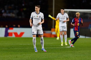 Piotr Zielinski UEFA Şampiyonlar Ligi maçında FC Barcelona ve Internazionale Milano (Maciej Rogowski) takımları arasında görüldü.)