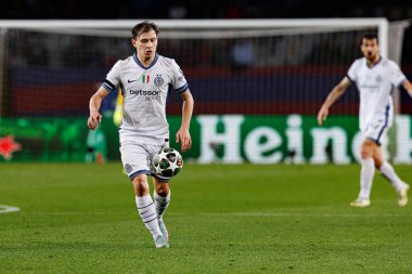 Nicolo Barella UEFA Şampiyonlar Ligi maçında FC Barcelona ve Internazionale Milano (Maciej Rogowski) takımları arasında görüldü.)