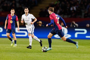 Fransız De Jong UEFA Şampiyonlar Ligi maçında FC Barcelona ve Internazionale Milano (Maciej Rogowski) takımları arasında görüldü.)