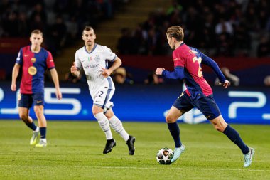 Fransız De Jong UEFA Şampiyonlar Ligi maçında FC Barcelona ve Internazionale Milano (Maciej Rogowski) takımları arasında görüldü.)