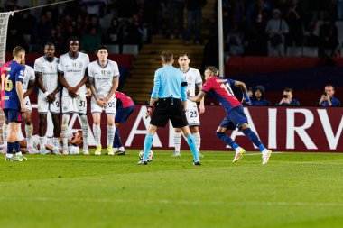 Raphinha UEFA Şampiyonlar Ligi maçında FC Barcelona ve Internazionale Milano (Maciej Rogowski) takımları arasında görüldü.)