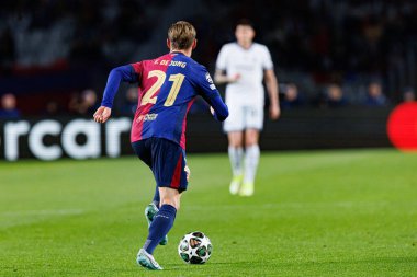 Fransız De Jong UEFA Şampiyonlar Ligi maçında FC Barcelona ve Internazionale Milano (Maciej Rogowski) takımları arasında görüldü.)