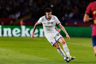 Alessandro Bastoni UEFA Şampiyonlar Ligi maçında FC Barcelona ve Internazionale Milano (Maciej Rogowski) takımları arasında görüldü.)