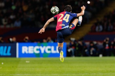 Eric Garcia UEFA Şampiyonlar Ligi maçında FC Barcelona ve Internazionale Milano (Maciej Rogowski) takımları arasında görüldü.)