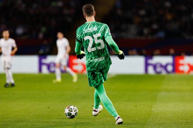 Wojciech Szczesny UEFA Şampiyonlar Ligi maçında FC Barcelona ve Internazionale Milano (Maciej Rogowski) takımları arasında görüldü.)