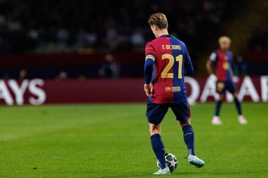 Fransız De Jong UEFA Şampiyonlar Ligi maçında FC Barcelona ve Internazionale Milano (Maciej Rogowski) takımları arasında görüldü.)