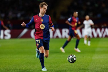 Fransız De Jong UEFA Şampiyonlar Ligi maçında FC Barcelona ve Internazionale Milano (Maciej Rogowski) takımları arasında görüldü.)