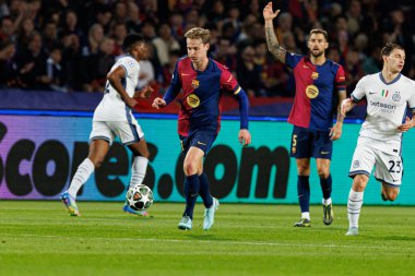 Fransız De Jong UEFA Şampiyonlar Ligi maçında FC Barcelona ve Internazionale Milano (Maciej Rogowski) takımları arasında görüldü.)