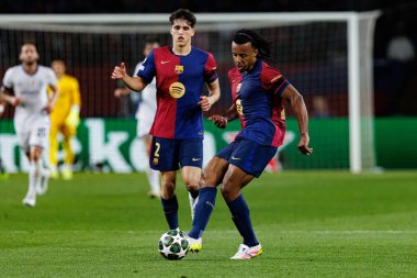 Jules Kounde UEFA Şampiyonlar Ligi maçında FC Barcelona ve Internazionale Milano (Maciej Rogowski) takımları arasında görüldü.)
