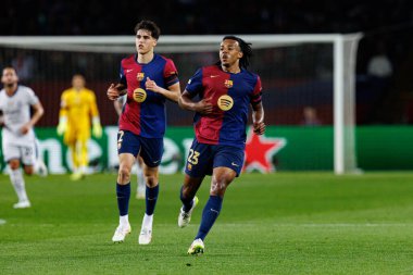 Jules Kounde UEFA Şampiyonlar Ligi maçında FC Barcelona ve Internazionale Milano (Maciej Rogowski) takımları arasında görüldü.)