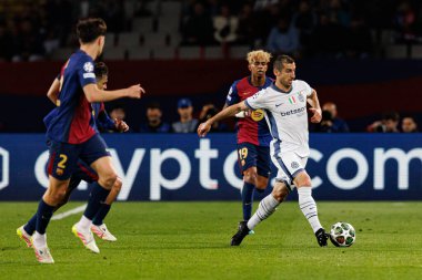 Henrikh Mkhitaryan UEFA Şampiyonlar Ligi maçında FC Barcelona ve Internazionale Milano (Maciej Rogowski) takımları arasında görüldü.)