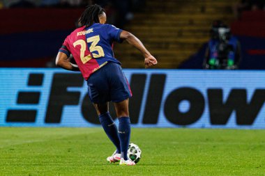 Fransız De Jong UEFA Şampiyonlar Ligi maçında FC Barcelona ve Internazionale Milano (Maciej Rogowski) takımları arasında görüldü.)