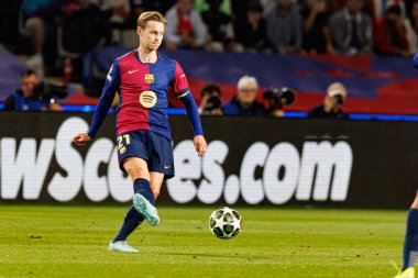 Fransız De Jong UEFA Şampiyonlar Ligi maçında FC Barcelona ve Internazionale Milano (Maciej Rogowski) takımları arasında görüldü.)