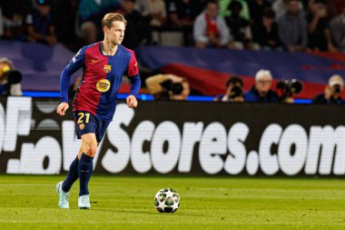 Fransız De Jong UEFA Şampiyonlar Ligi maçında FC Barcelona ve Internazionale Milano (Maciej Rogowski) takımları arasında görüldü.)