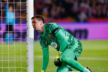 Wojciech Szczesny UEFA Şampiyonlar Ligi maçında FC Barcelona ve Internazionale Milano (Maciej Rogowski) takımları arasında görüldü.)