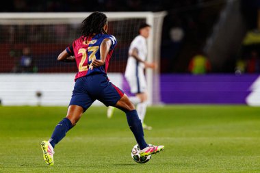 Jules Kounde UEFA Şampiyonlar Ligi maçında FC Barcelona ve Internazionale Milano (Maciej Rogowski) takımları arasında görüldü.)