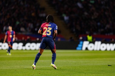 Jules Kounde UEFA Şampiyonlar Ligi maçında FC Barcelona ve Internazionale Milano (Maciej Rogowski) takımları arasında görüldü.)