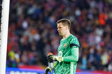 Wojciech Szczesny UEFA Şampiyonlar Ligi maçında FC Barcelona ve Internazionale Milano (Maciej Rogowski) takımları arasında görüldü.)