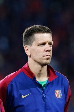 Wojciech Szczesny UEFA Şampiyonlar Ligi maçında FC Barcelona ve Internazionale Milano (Maciej Rogowski) takımları arasında görüldü.)