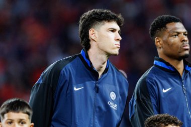 Alessandro Bastoni UEFA Şampiyonlar Ligi maçında FC Barcelona ve Internazionale Milano (Maciej Rogowski) takımları arasında görüldü.)