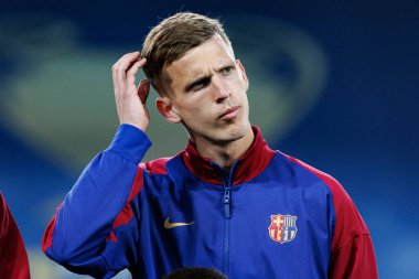 Dani Olmo UEFA Şampiyonlar Ligi maçında FC Barcelona ve Internazionale Milano (Maciej Rogowski) takımları arasında görüldü.)