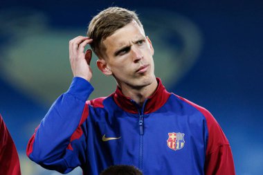 Dani Olmo UEFA Şampiyonlar Ligi maçında FC Barcelona ve Internazionale Milano (Maciej Rogowski) takımları arasında görüldü.)