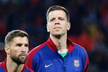 Inigo Martinez, Wojciech Szczesny UEFA Şampiyonlar Ligi maçında FC Barcelona ve Internazionale Milano (Maciej Rogowski)