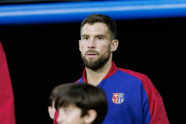 Inigo Martinez UEFA Şampiyonlar Ligi maçında FC Barcelona ve Internazionale Milano (Maciej Rogowski) takımları arasında görüldü.)