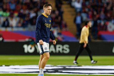 Piotr Zielinski UEFA Şampiyonlar Ligi maçında FC Barcelona ve Internazionale Milano (Maciej Rogowski) takımları arasında görüldü.)