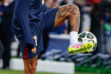 Raphinha UEFA Şampiyonlar Ligi maçında FC Barcelona ve Internazionale Milano (Maciej Rogowski) takımları arasında görüldü.)