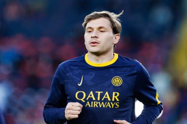 Nicolo Barella UEFA Şampiyonlar Ligi maçında FC Barcelona ve Internazionale Milano (Maciej Rogowski) takımları arasında görüldü.)