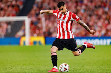 Yuti Berchiche UEFA Avrupa Ligi yarı final maçında Atletizm Kulübü ve Manchester United FC (Maciej Rogowski)