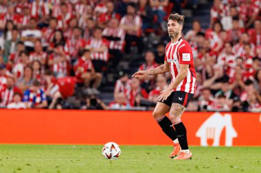 Yeray Alvarez UEFA Avrupa Ligi yarı final maçında Atletizm Kulübü ve Manchester United FC (Maciej Rogowski)